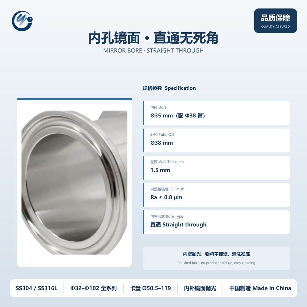 Mirror-polished inner bore